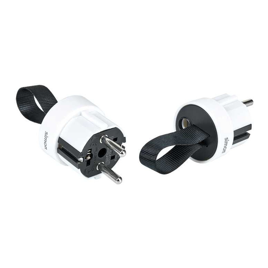 Clavija extraplana Simon 16A salida frontal easy-pull
