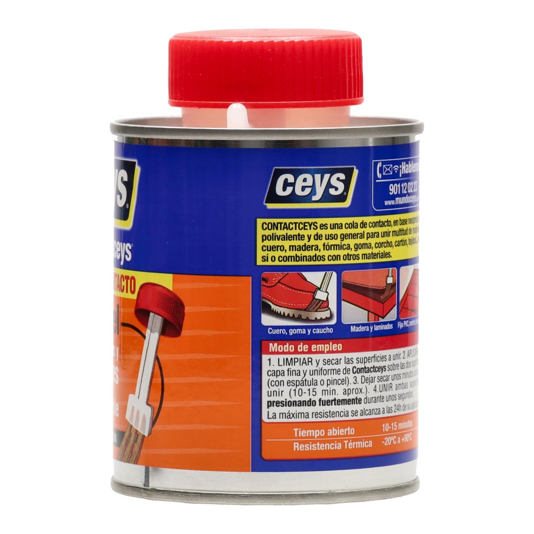 Cola de contacto Ceys Contactceys con pincel 250 ml