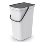 Cubo de reciclaje Duett 20 litros blanco
