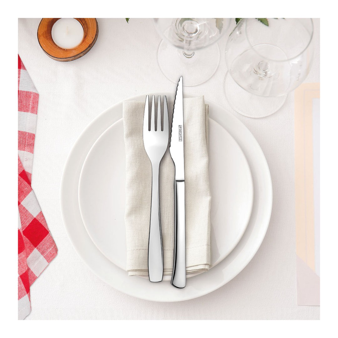 Cuchillo chuletero Monix Hotel acero inoxidable 2 unidades