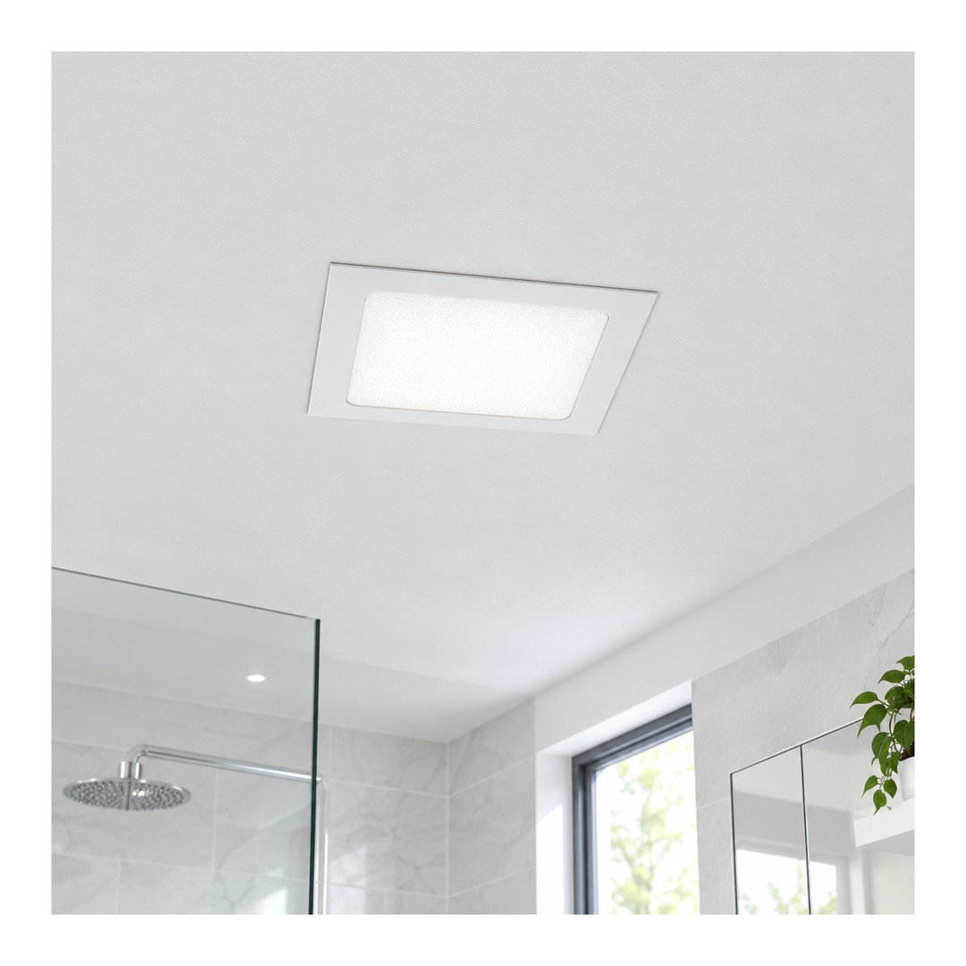 Downlight LED empotrable cuadrado Duolec Roma New 3CCT