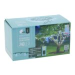 Guirnalda solar LED 240 luces Koopman luz blanca caja