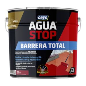Impermeabilizante Ceys AguaStop Barrera Total 4 kg rojo
