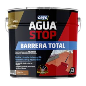Impermeabilizante Ceys AguaStop Barrera Total 4 kg terracota
