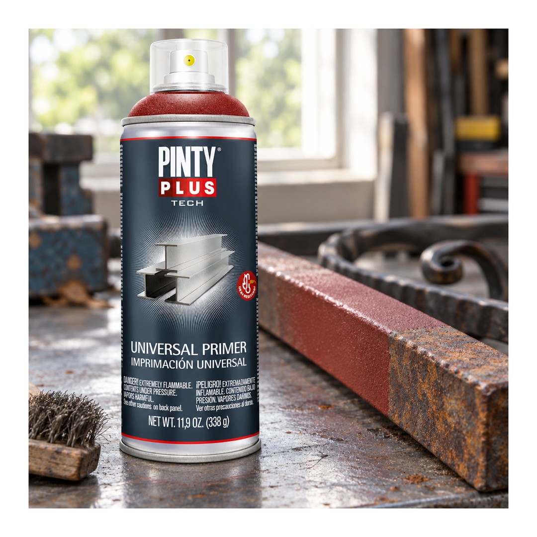 Imprimación universal en spray Pintyplus Tech I112 roja 520 cc