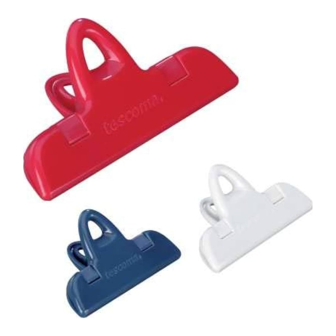 Juego 3 pinzas cierrabolsas Tescoma Presto 7 y 11 cm
