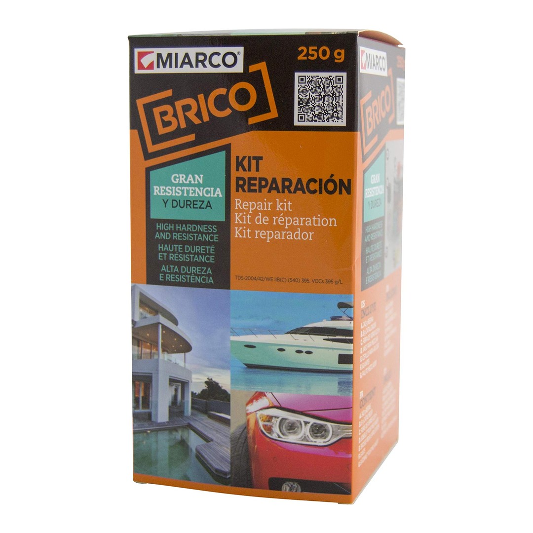 Kit reparación resina poliéster Miarco Brico 250 g