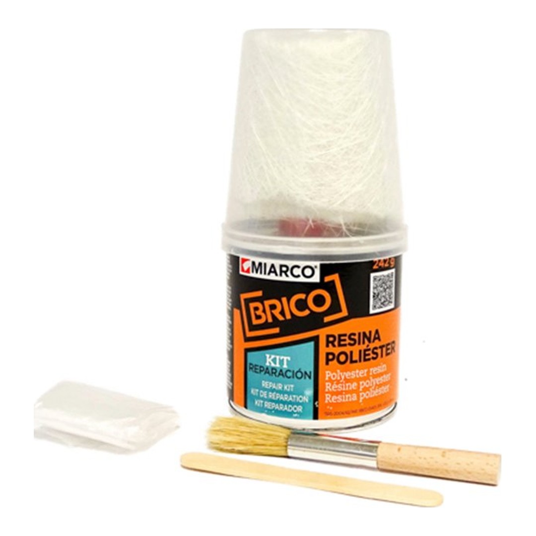 Kit reparación resina poliéster Miarco Brico 250 g