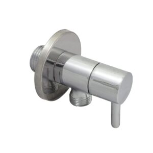 Llave de escuadra Orfesa Lujo 1/2 x 3/8 cromada