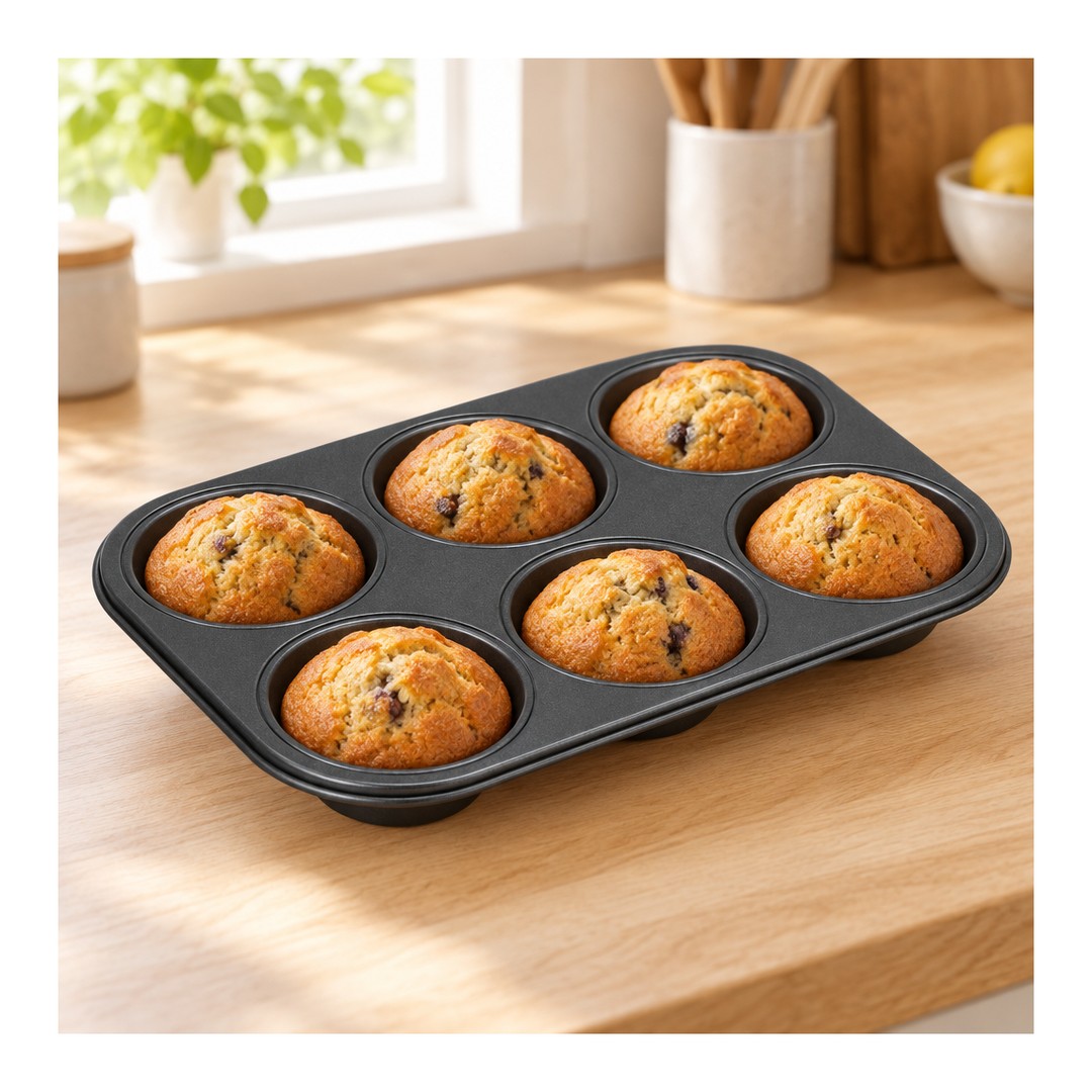 Molde para muffins Ibili Moka 6 cavidades