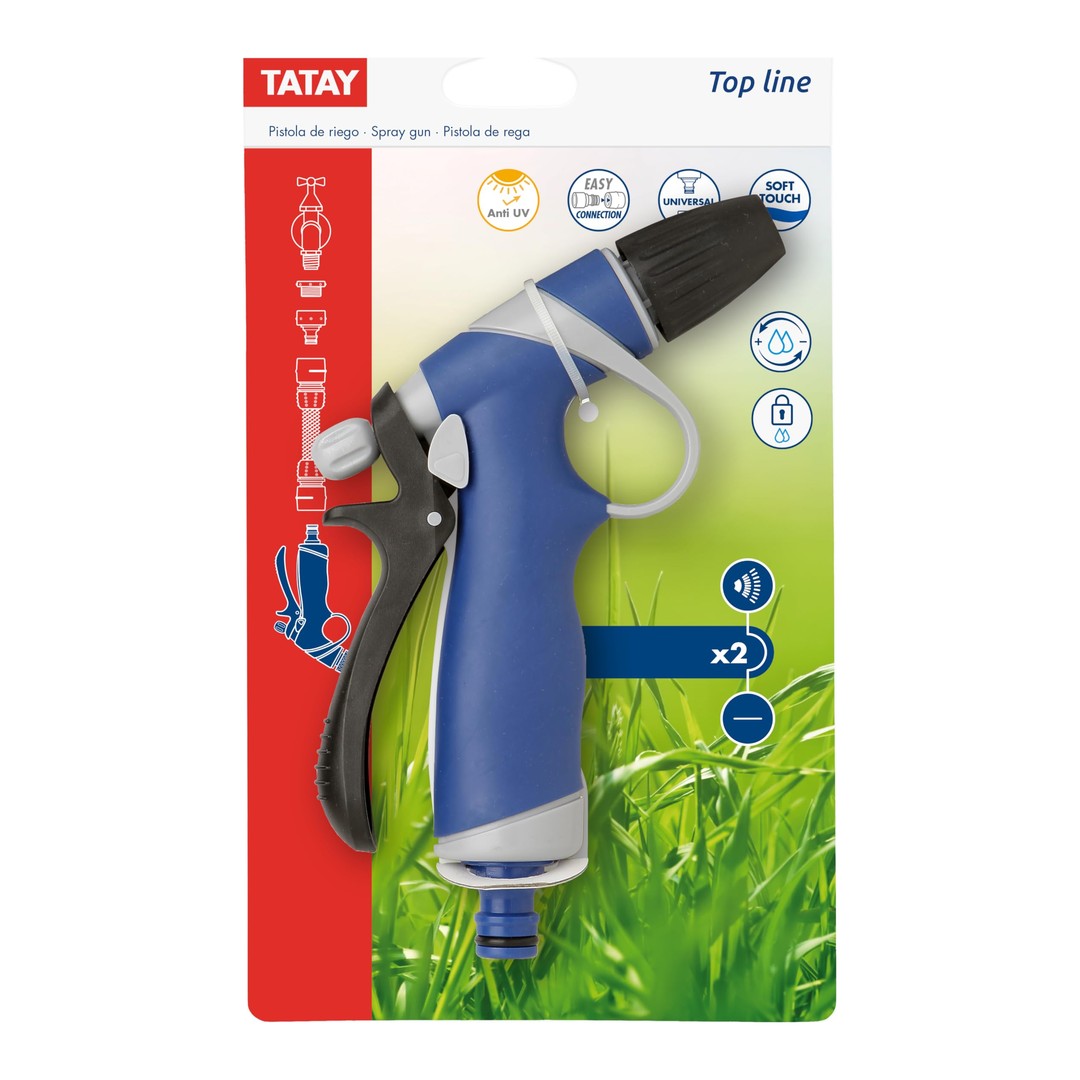 Pistola de riego Tatay Top Line 2 posiciones azul