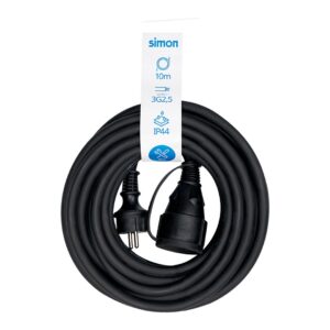 Prolongador profesional Simon IP44 H07RN-F 3G2,5 10 m