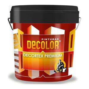 Revestimiento para fachadas Decolor Decortex Liso Premium gris cemento 14 L
