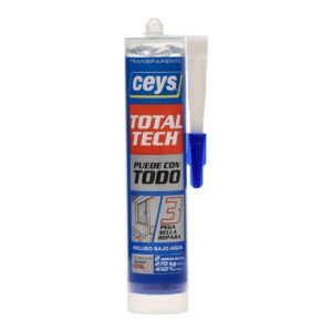 Sellador adhesivo Ceys Total Tech transparente 290 ml