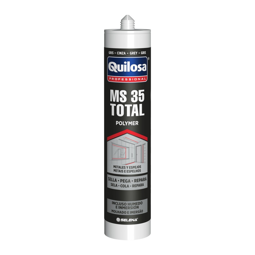 Sellador adhesivo Quilosa MS 35 Total gris 300 ml