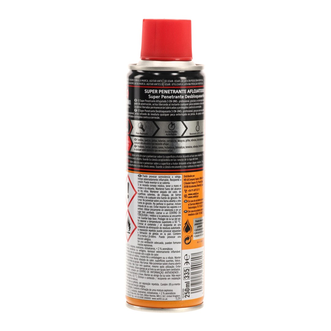 Super penetrante aflojatodo 3-EN-UNO Profesional spray 250 ml