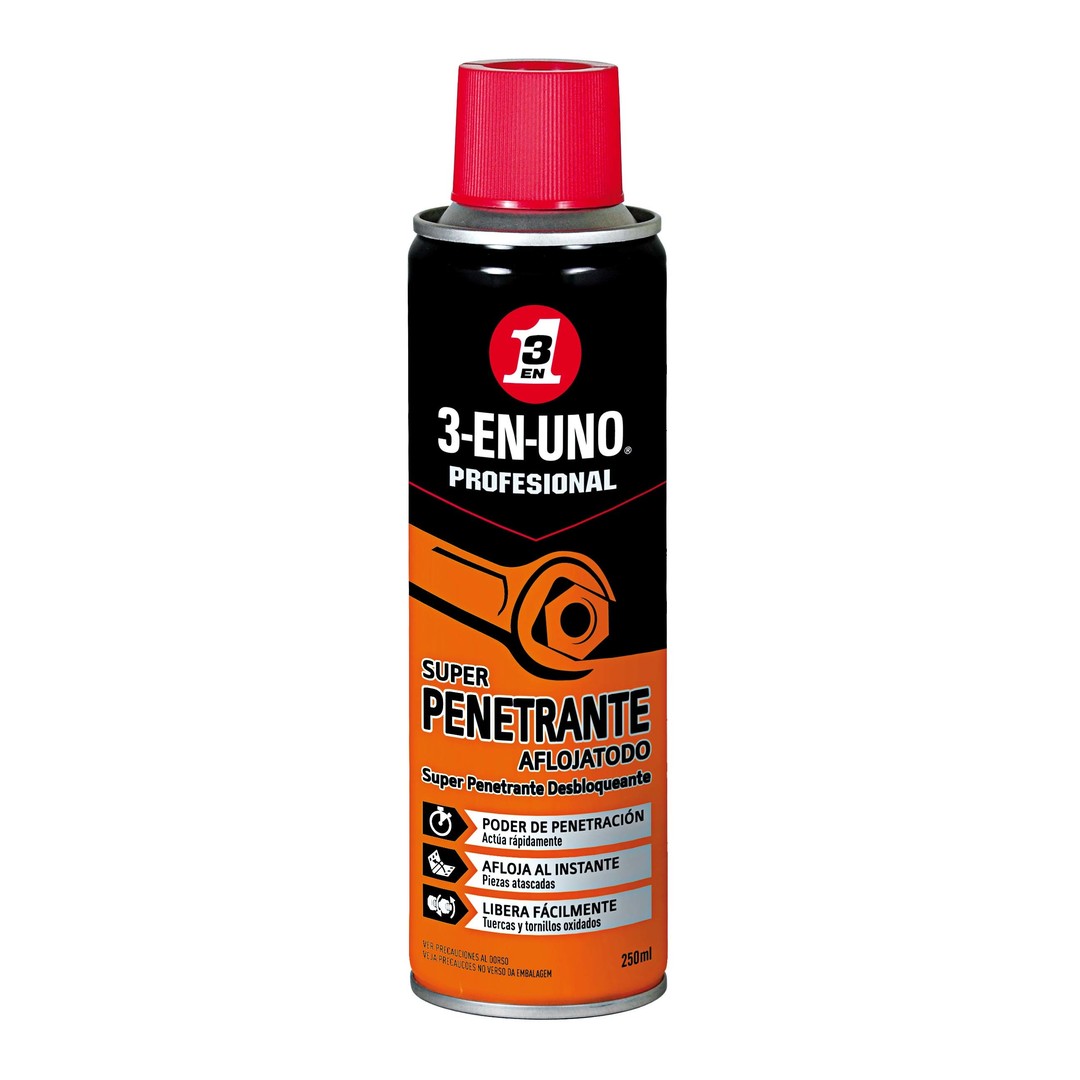 Super penetrante aflojatodo 3-EN-UNO Profesional spray 250 ml