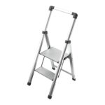 Taburete escalera Svelt Aluzen aluminio 2 peldaños abierto