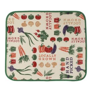 Tapete escurridor microfibra Duett verduras 41 x 46 cm