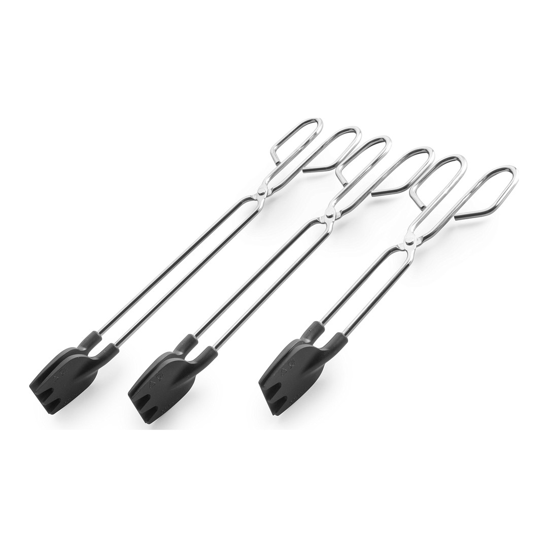 Tenacilla de cocina Ibili inox con punta de nylon