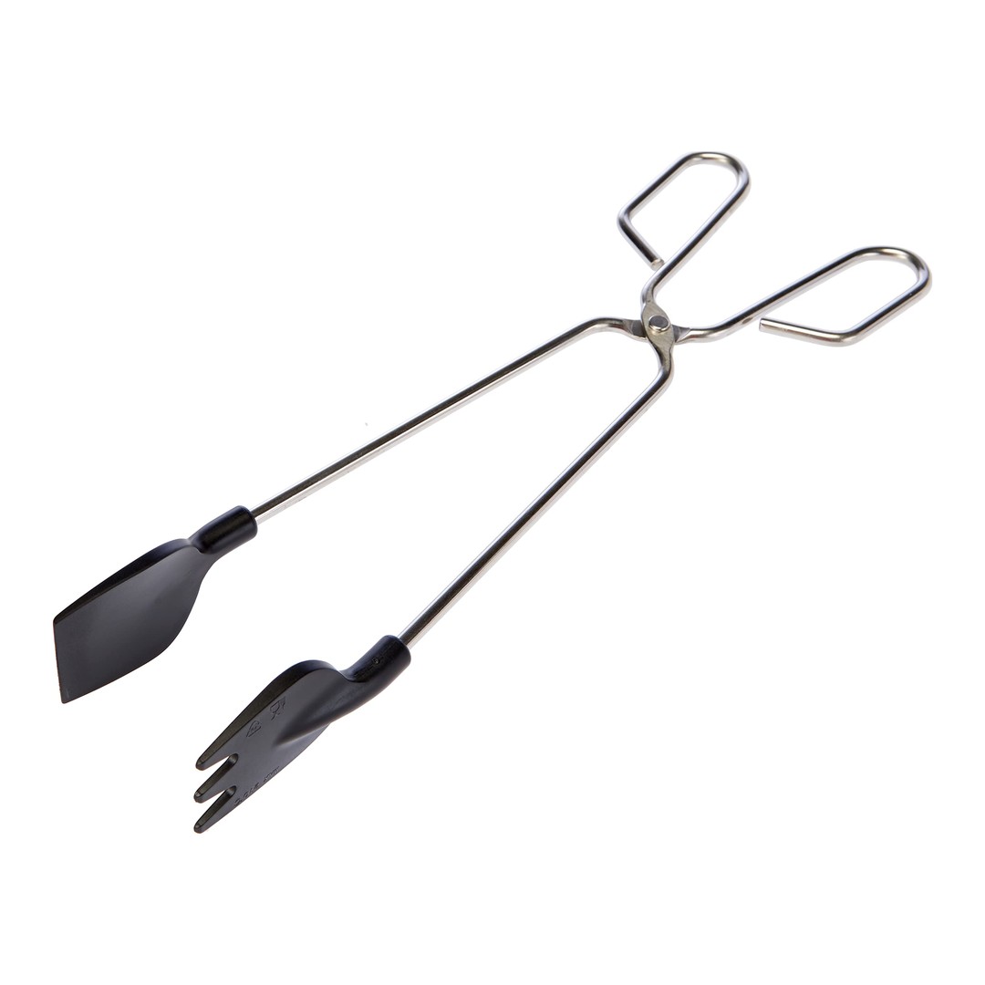 Tenacilla de cocina Ibili inox con punta de nylon