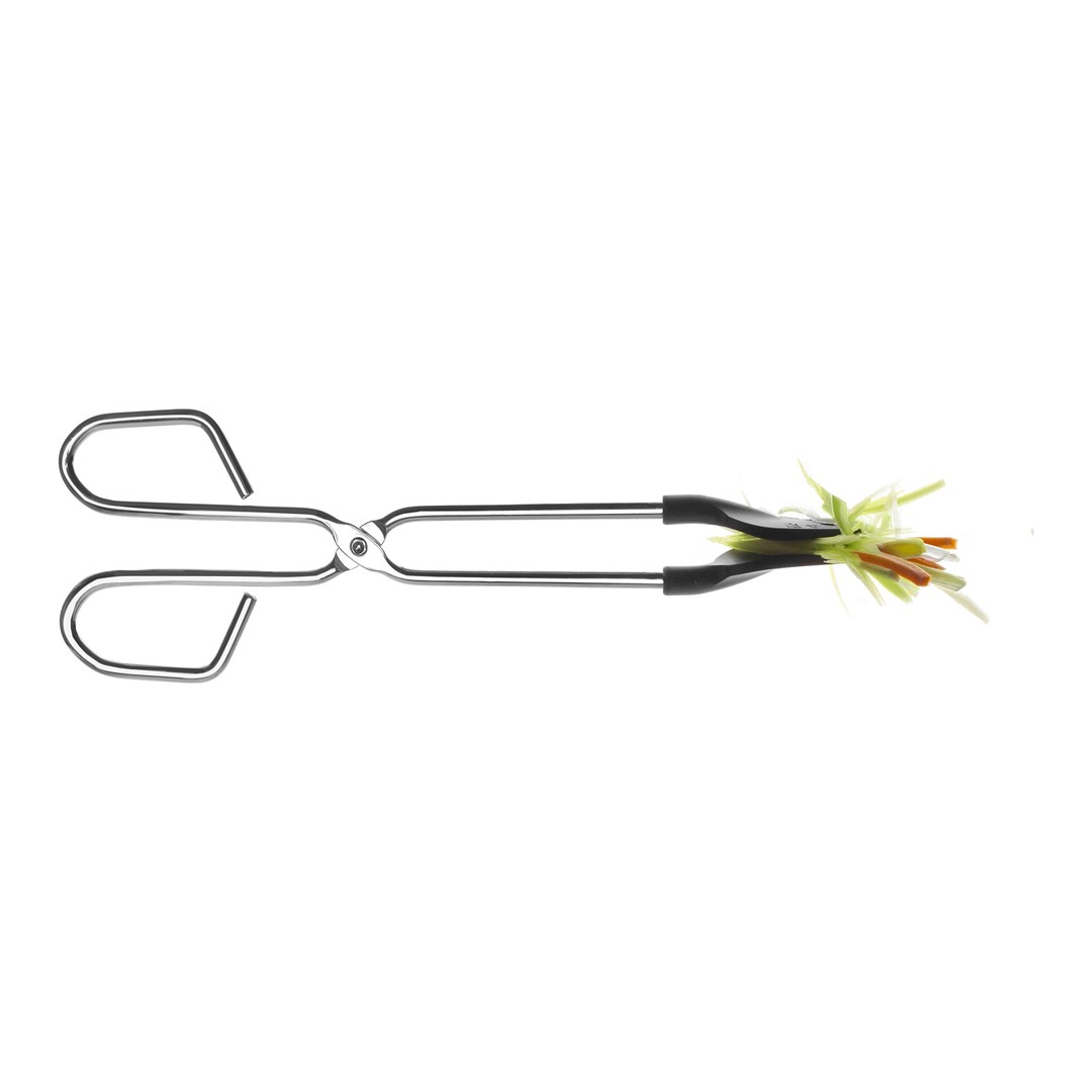 Tenacilla de cocina Ibili inox con punta de nylon