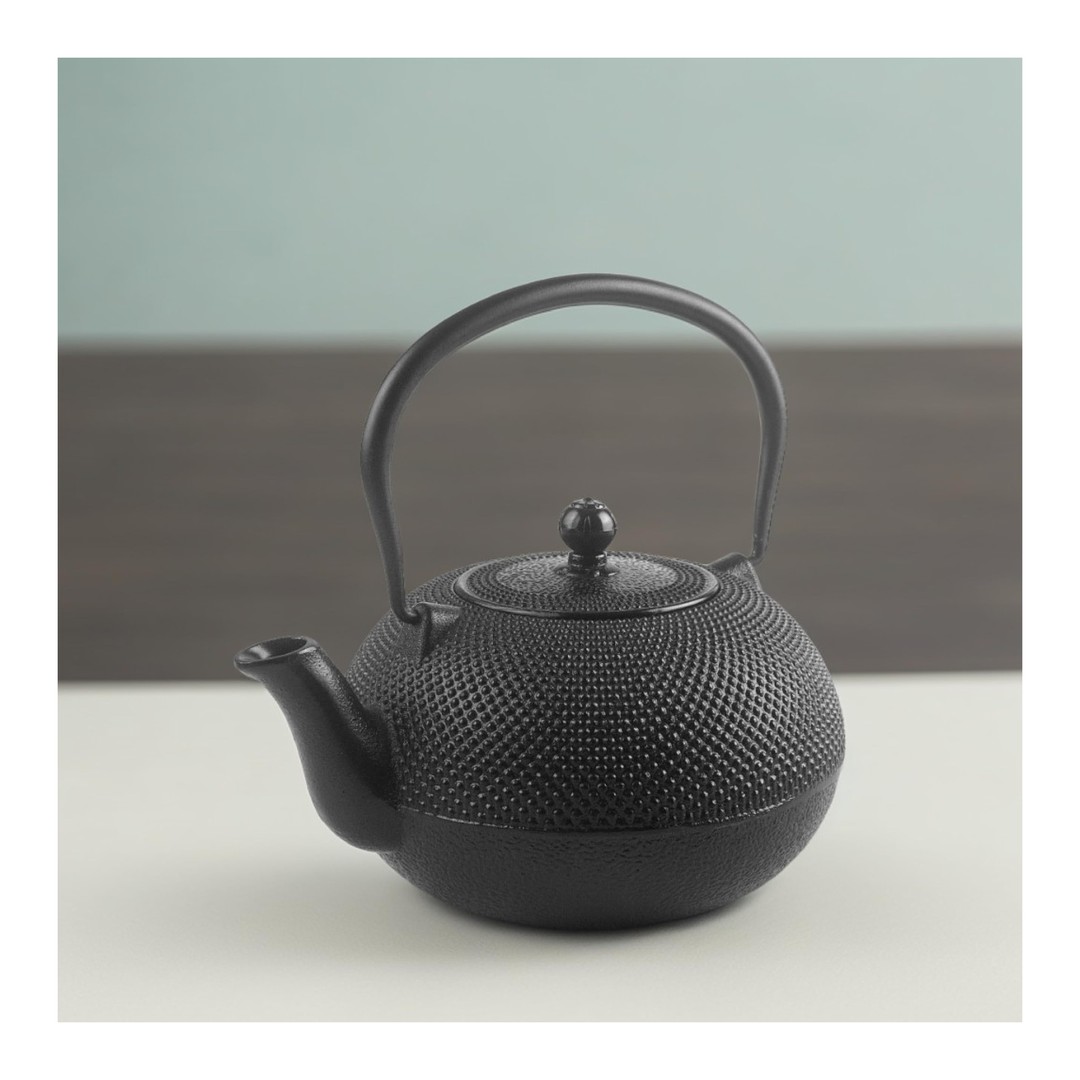 Tetera de hierro fundido Ibili negra 1,2 litros