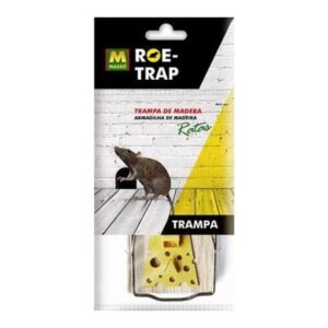 Trampa de madera para ratas Masso Roe-Trap