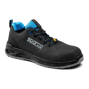 Zapato de seguridad Sparco Horizon Tek Fresno S3S negro y azul