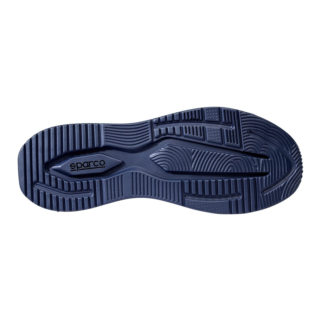 Zapato de seguridad Sparco Turbo Flinger S1PS azul marino y lima