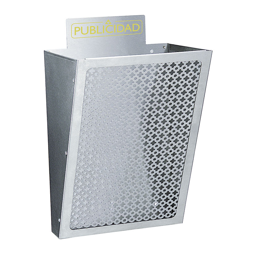 CESTA PUBLICIDAD E2302 PEQ.  PLATA