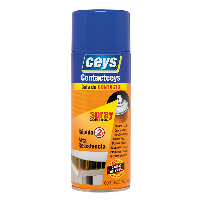 Adhesivo cola contacto CEYS spray contro 400 ml