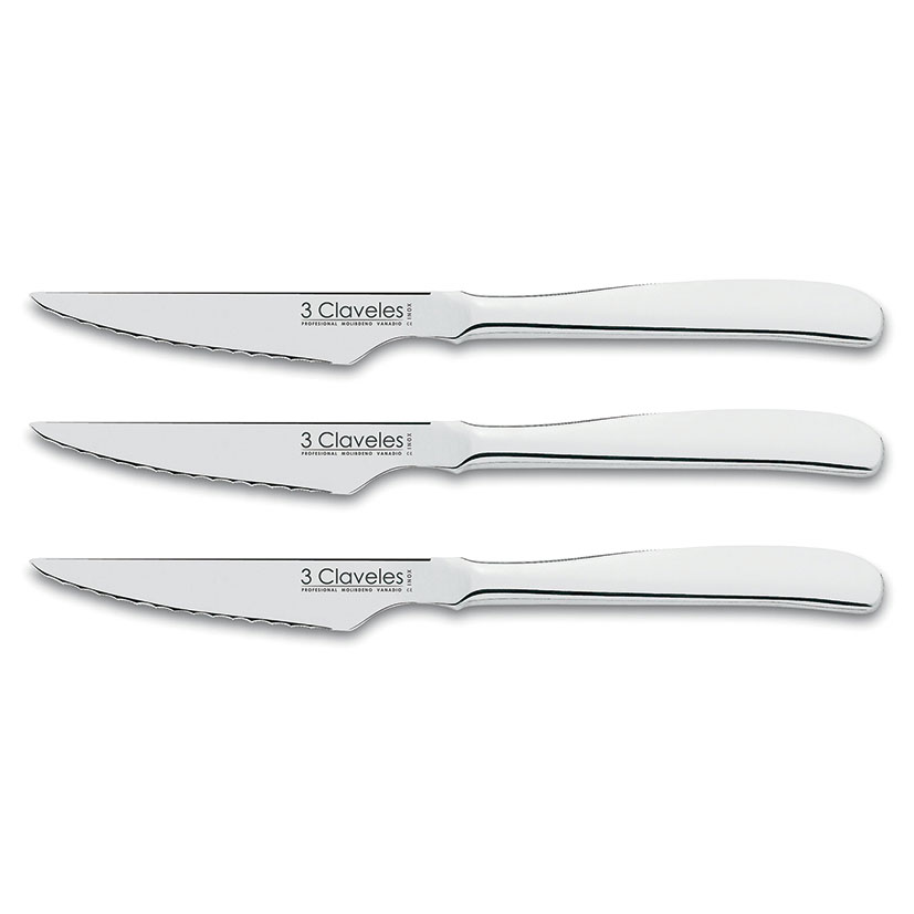 Cuchillo chuletero 3 CLAVELES.