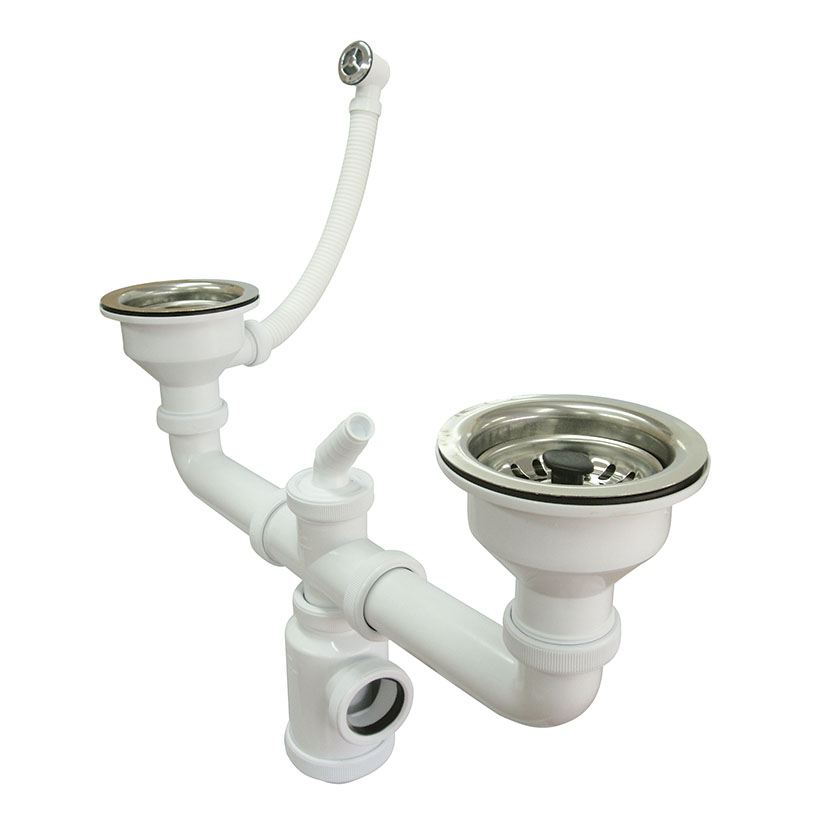 Sifón doble extensible CREARPLAST C-284