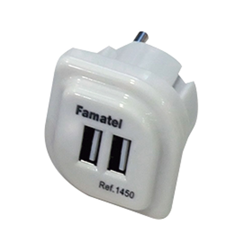 Cargador USB doble FAMATEL