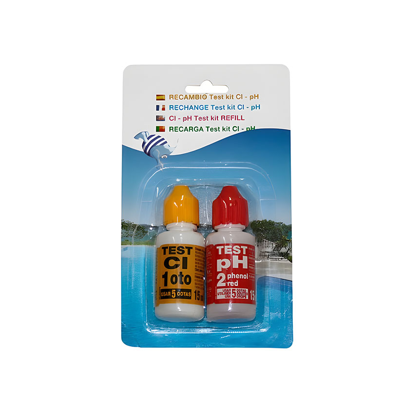 Test aguas piscina pH y cloro PQS