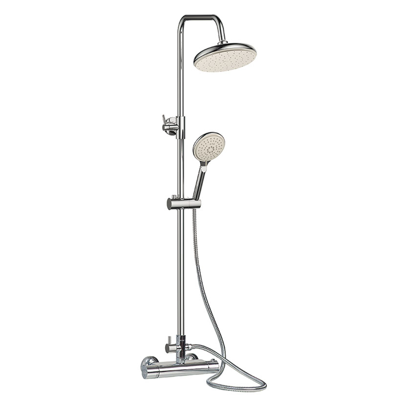 Grifo mezclador Termostar BOET con barra ducha