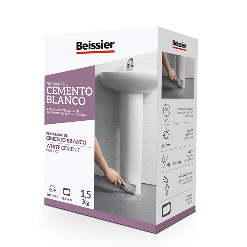 Cemento blanco aditivado BEISSIER.
