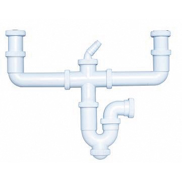 Sifón curvo extensible CREARPLAST C-48