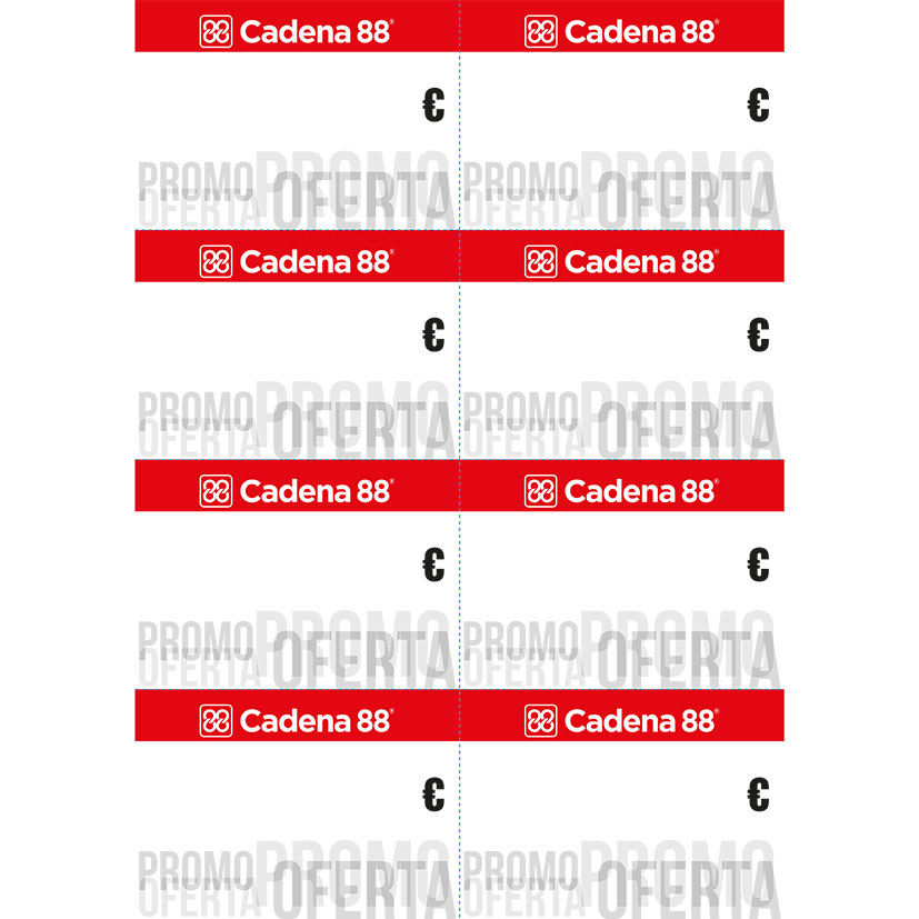 ETIQUETAS PROMO-ESCA C88 100X70 100 HOJA