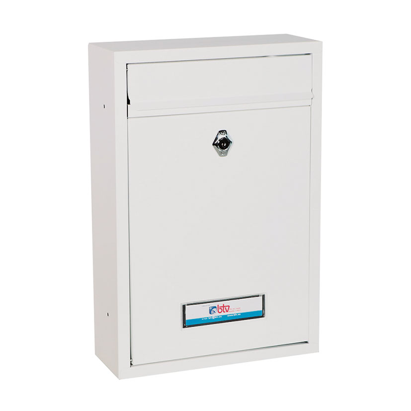 BUZON EXTERIOR MET. BERMEO. BLANCO.
