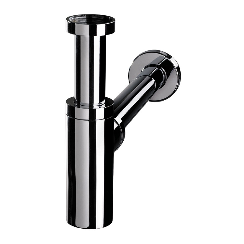 Sifón botella en latón diseño WIRQUIN ø32mm 1"1/4