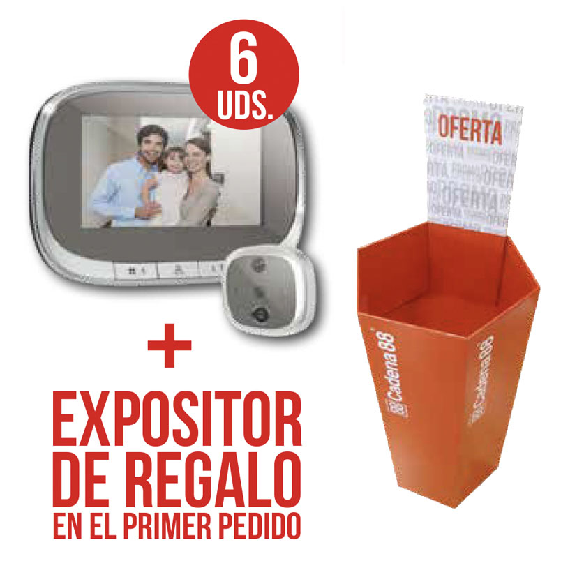 6 MIRILLA DIGITAL P.4,3" CON EXPOSITOR