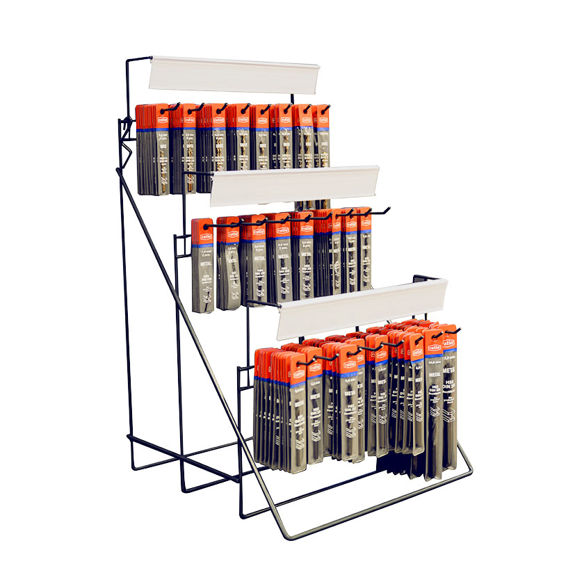 EXPOSITOR BROCAS 24 LINEAL GANCHO