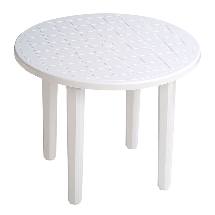 Mesa de resina Liv blanca