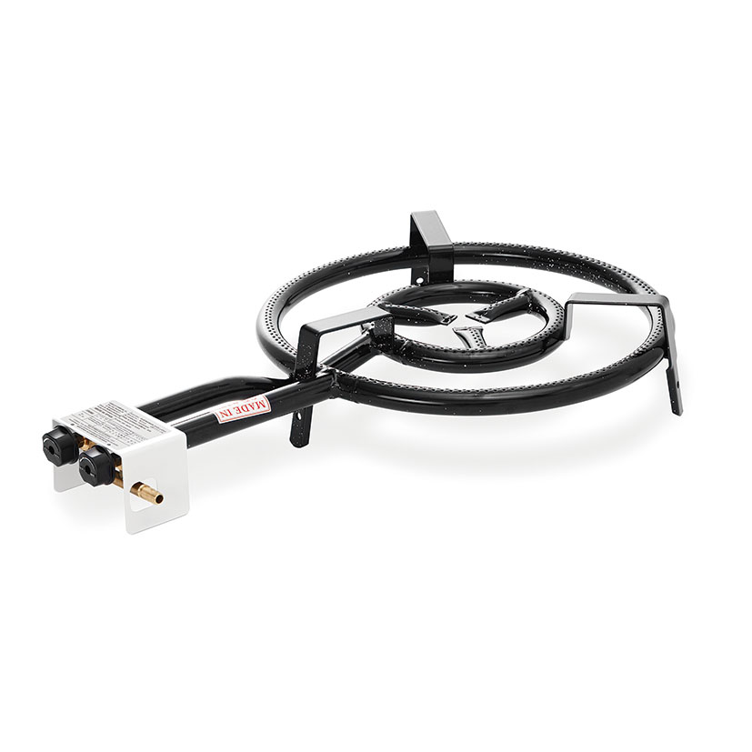 QUEMADOR PAELLERO A GAS TUB.RED.400MM.