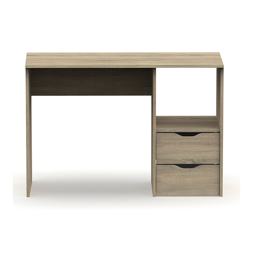 Mesa escritorio 2 cajones EKO 115x50xh.76 cm.