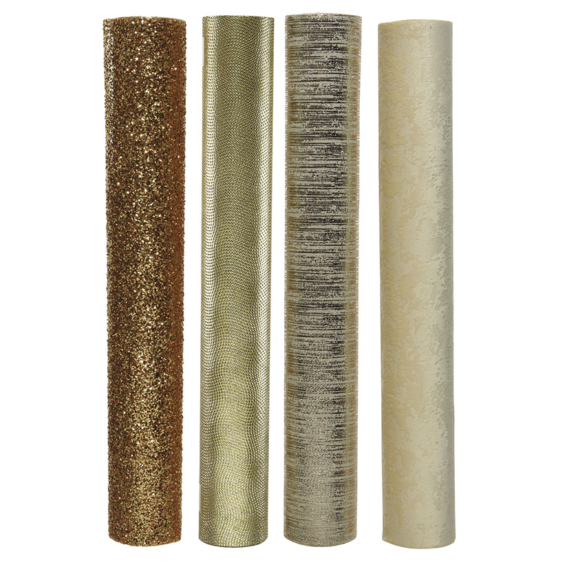 Camino de mesa dorado 200 cm