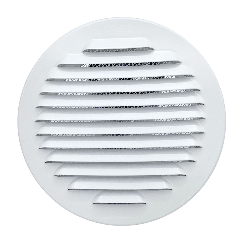 REJILLA EMPOTRAR A TUBO 10CM BLANCA