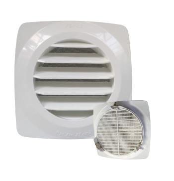 REJILLA EMPOTR/CLIPSAR 10 CM ABS BLANCO